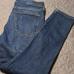 GAP True Skinny Ankle embroidered jeans size 28R